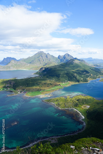 view from the mountain,Norway