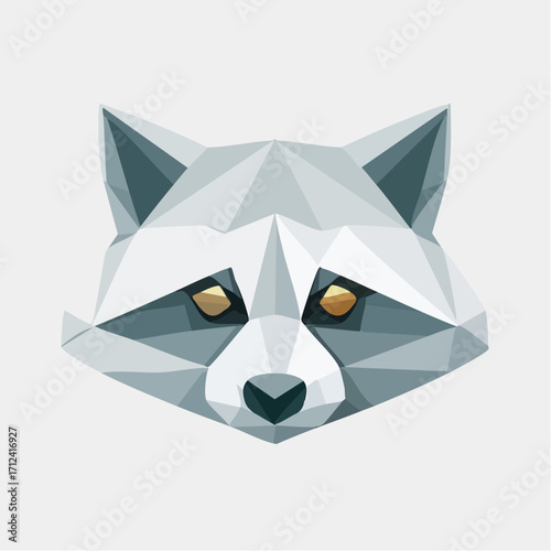 Raccoon Head Flat Avatar