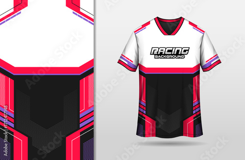 Racing t-shirt sport jersey design