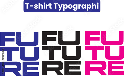 T-shirt Typographi