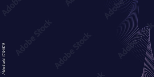 Top background featuring glowing, flowing wave lines in blue red color gradient. Futuristic design with shiny, smooth motion, perfect for technology-inspired visuals. texture