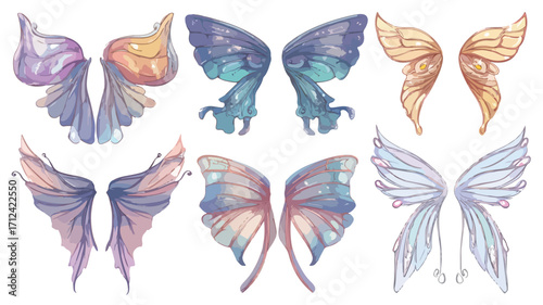 Exquisite Fairy Wings Set for Enchanting Fantasy Themes