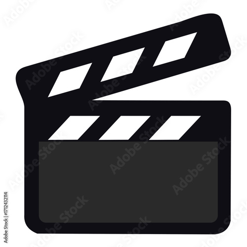 movie clapper board vector illustration