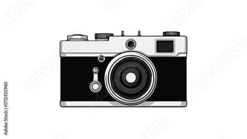 Professional Photo Camera Icons Set for Photo Studio Symbol