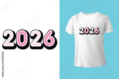 New Year t shirt design, New Year 2023 typography t shirt design template, best New Year t shirt design, trendy new year t shirt design, Christmas t shirt design