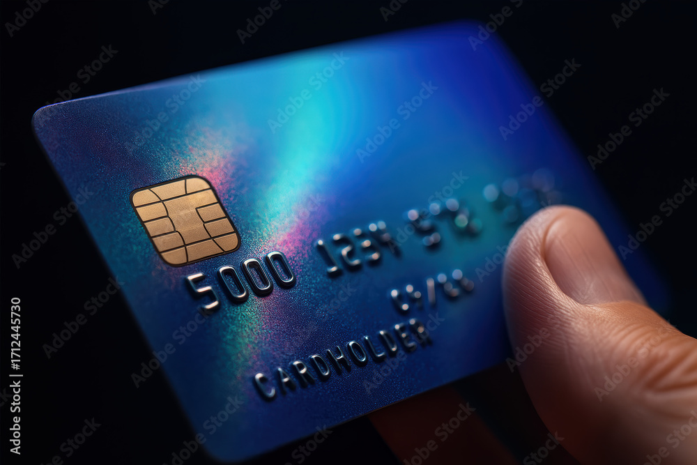 Obraz premium Cardholder expiry and payment technology enhance secure finance identification for trusted transaction processes