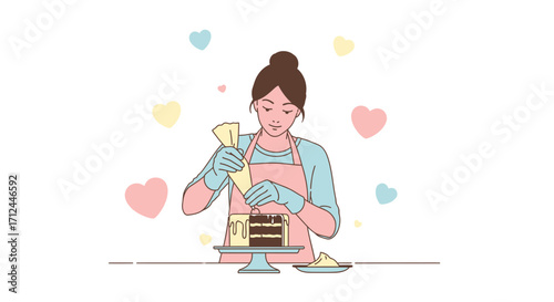 Creating A Delicious Cake: A Heartfelt Confectionery Creation And Sweet Celebration