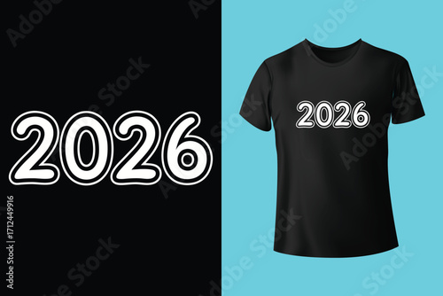 New Year t shirt design, New Year 2023 typography t shirt design template, best New Year t shirt design, trendy new year t shirt design, Christmas t shirt design