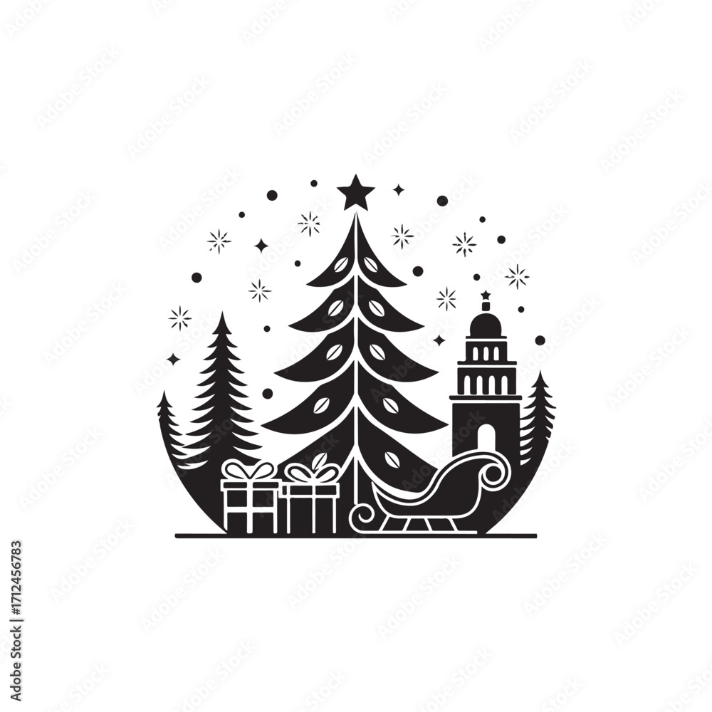 Fototapeta premium Christmas Vector (8).eps