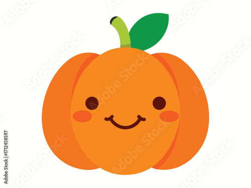 Cute Plush Jack o Lantern Dog Halloween Illustration
