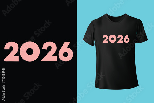 happy new year typography t shirt design for all time , new year t shirt, new year typography