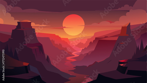 As darkness descends the canyons shadows become longer and darker adding to the feeling of being lost in a vast and unknown world.