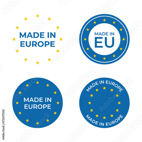 Comprehensive Set of European Product Origin Marks