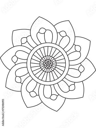 Coloring book pages for adults