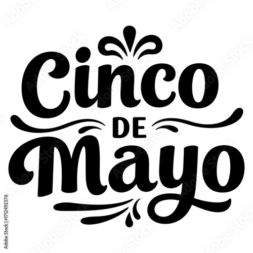 Stylized calligraphic illustration for a festive Mexican cultural celebration, ideal for vibrant holiday event invites