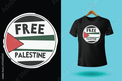 free palestine Vector illustration for tshirt, website, print, clip art, poster and print on demand merchandise.