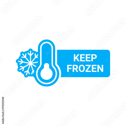 Product Delivery Cold Temperature Sticker