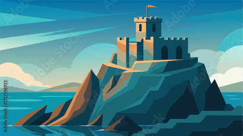 A blend of rugged beauty and imposing strength this coastal fortress stands as a testament to the past and a beacon of hope for the future.