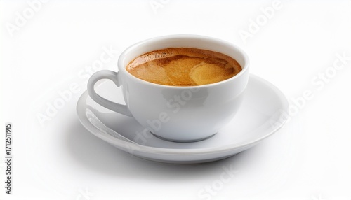 isolated coffee cup on a white background