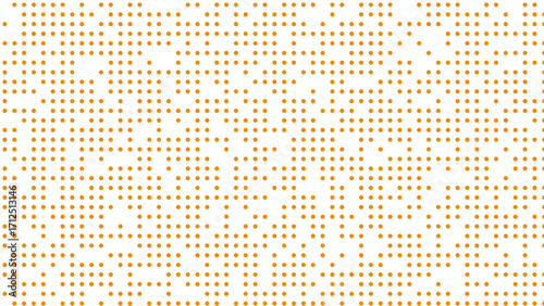 Golden dots scattered across a white background, creating a vibrant and energetic texture.
