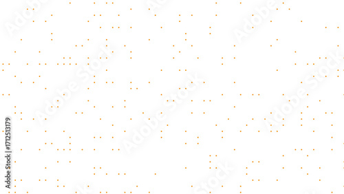 Abstract pattern of small scattered golden dots on a white background, creating a minimalist, subtle texture.