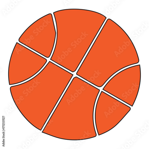 Orange Basketball