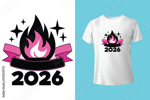 happy new year typography t shirt design for all time , new year t shirt, new year typography