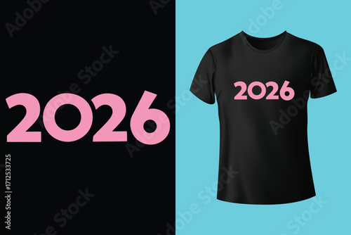 happy new year typography t shirt design for all time , new year t shirt, new year typography
