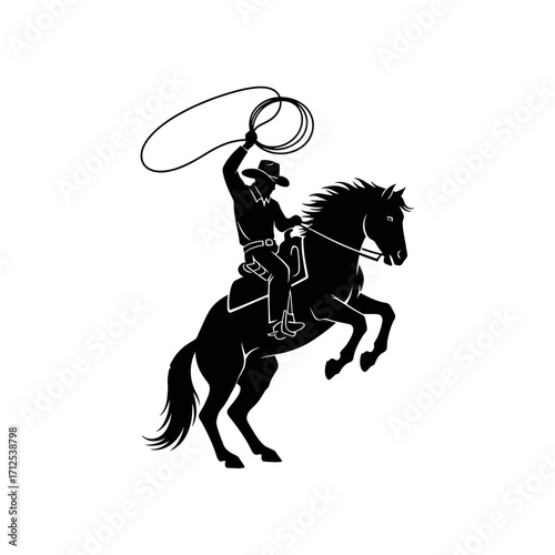 silhouette of a horse