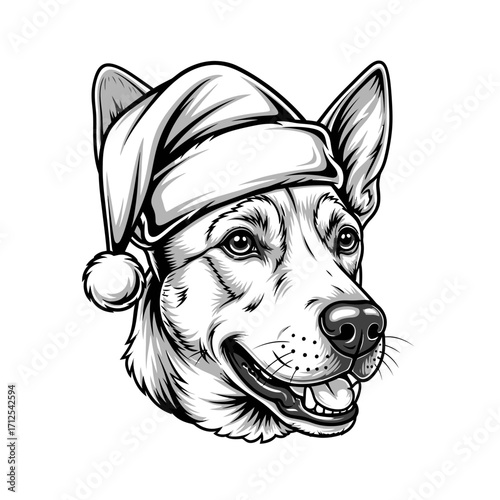 dog with a bone