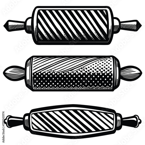 vector illustration of a frying pan