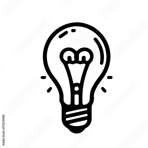 : Light Bulb Vector Illustration