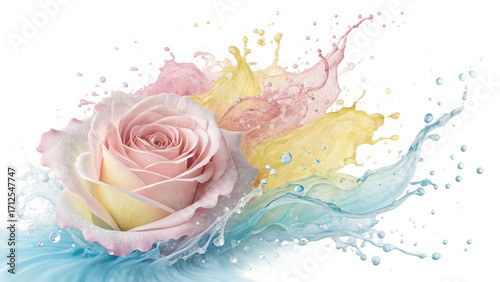 Multi Color Flower Without Background Png Image