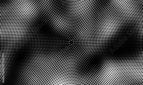 Grunge halftone gradient background. Faded grit noise texture. White and black sandy wallpaper. Retro pixelated backdrop. Anime or manga style comic overlay