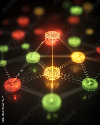 **Business Risk Mind Map Conceptual Surreal Diagram Glowing Red Yellow Green Nodes Probability Impact Connected To Decision Hub --Ar 4:5 --Raw** - @Musa (Relaxed) -# Create, Explore, And Organize On [