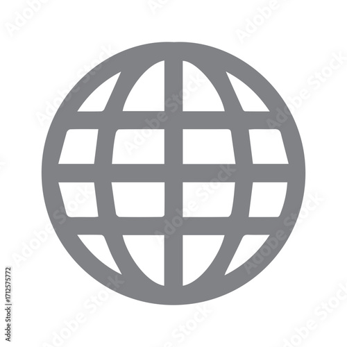 Globe icon vector