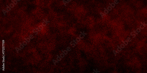Abstract red grunge natural smooth cement concrete floor and plaster dirty wall background texture. red marble texture and red paper texture. plastered long panoramic concrete wall background.