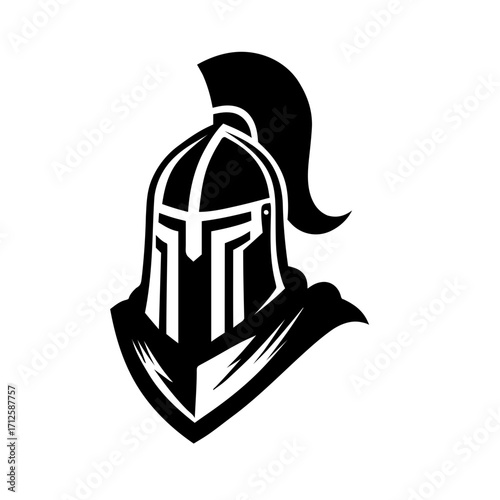 vector illustration of a knight
