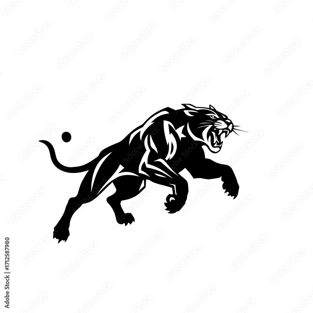 Fototapeta premium tiger vector illustration
