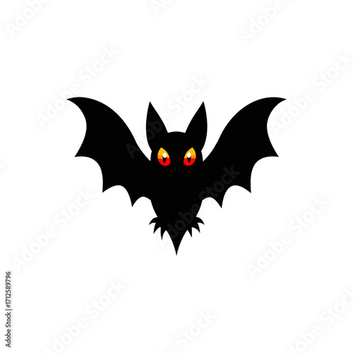 Spooky Halloween Bat Vector