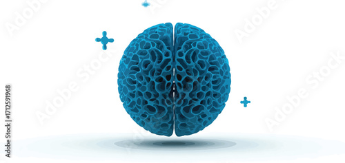 Blue Brain Visualization with Abstract Neural Network Connections