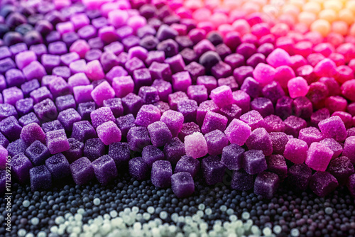 close up of a purple cabbage