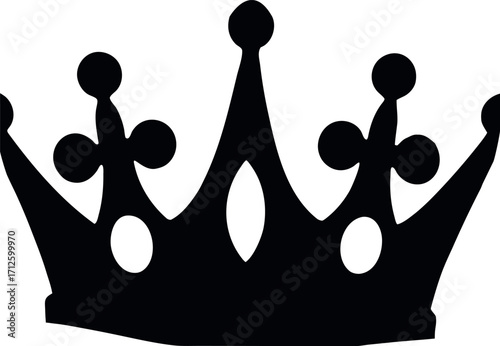 King and queen crown silhouette, crown clip art, black crown silhouette