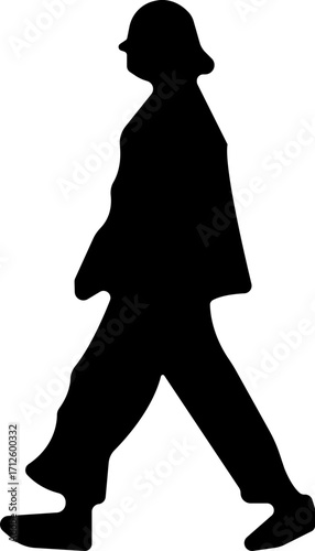 Running people of all ages are jogging icon.Editable Stroke. Pixel Perfect. For Mobile and Web.Run, Senior, kids running.