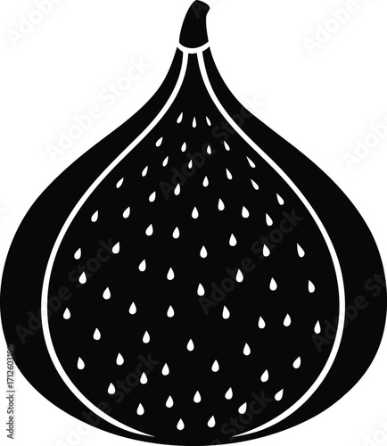 Mangosteen fruit illustration with a rubber enema and medical equipment on a white background