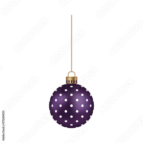 christmas ball isolated on white background