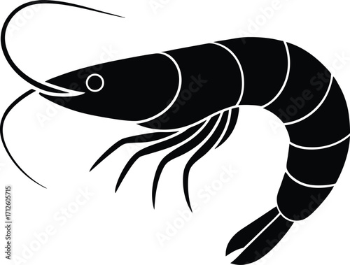 Vector illustration of a cartoon fish, a symbol of marine life and nature