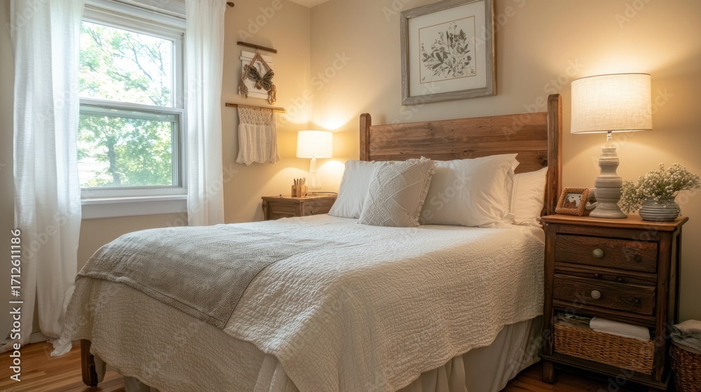 Fototapeta premium Bedroom interior design