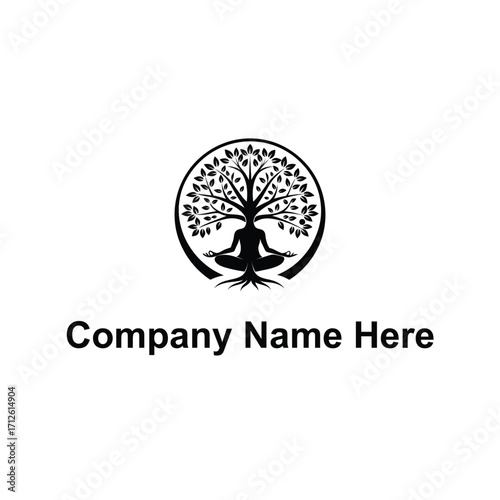 restaurant and yoga logo
