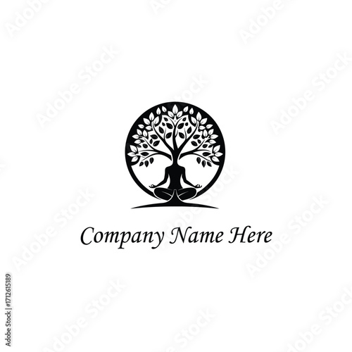 restaurant and yoga logo